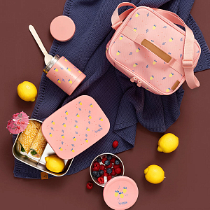 Термос для еды Fresk "Спелые Фрукты", розовый, 300 мл